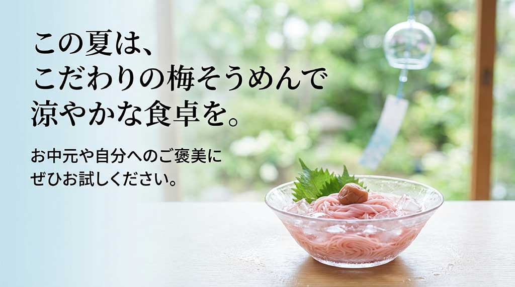 こだわりの梅そうめんで涼やかな食卓を楽しむためのまとめ