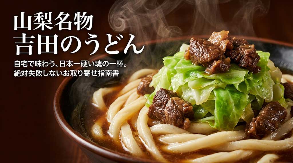 山梨名物 吉田のうどん 自宅で味わう日本一硬い魂の一杯 お取り寄せ指南書のスライド